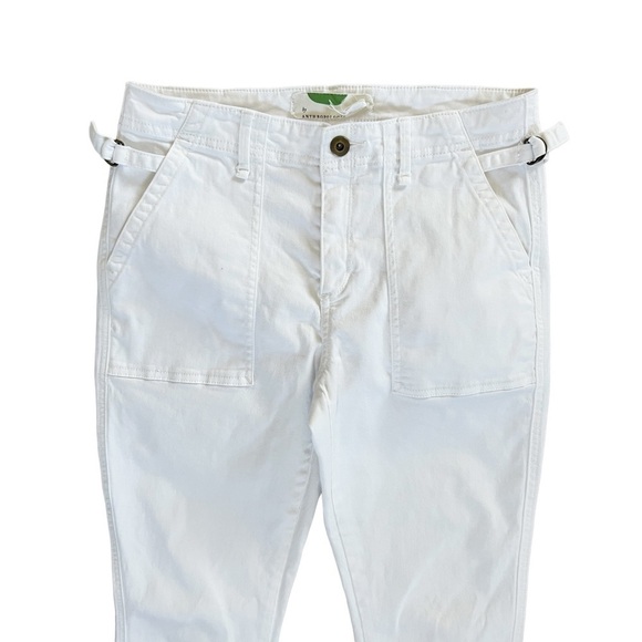 ANTHROPOLOGIE Utility Kick Flare Bootcut Crop Pants Size 27 - Picture 4 of 8
